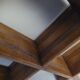 Vintage wooden wall shelf – post-war design (1930s-1940s)