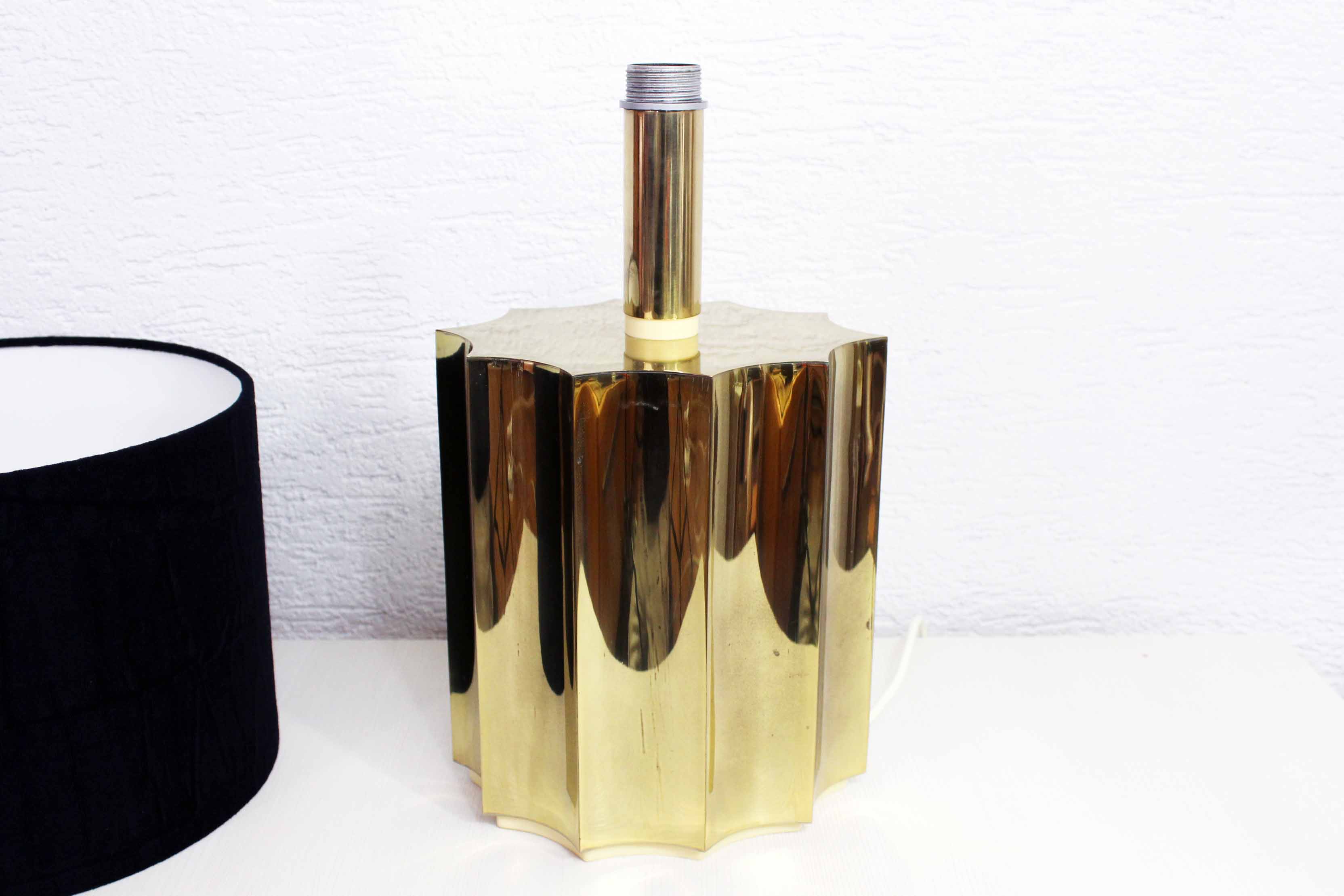 Lampe de table italienne en laiton
