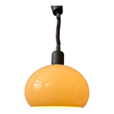 Vintage Space Age Mid Century mushroom-shaped pendant light.