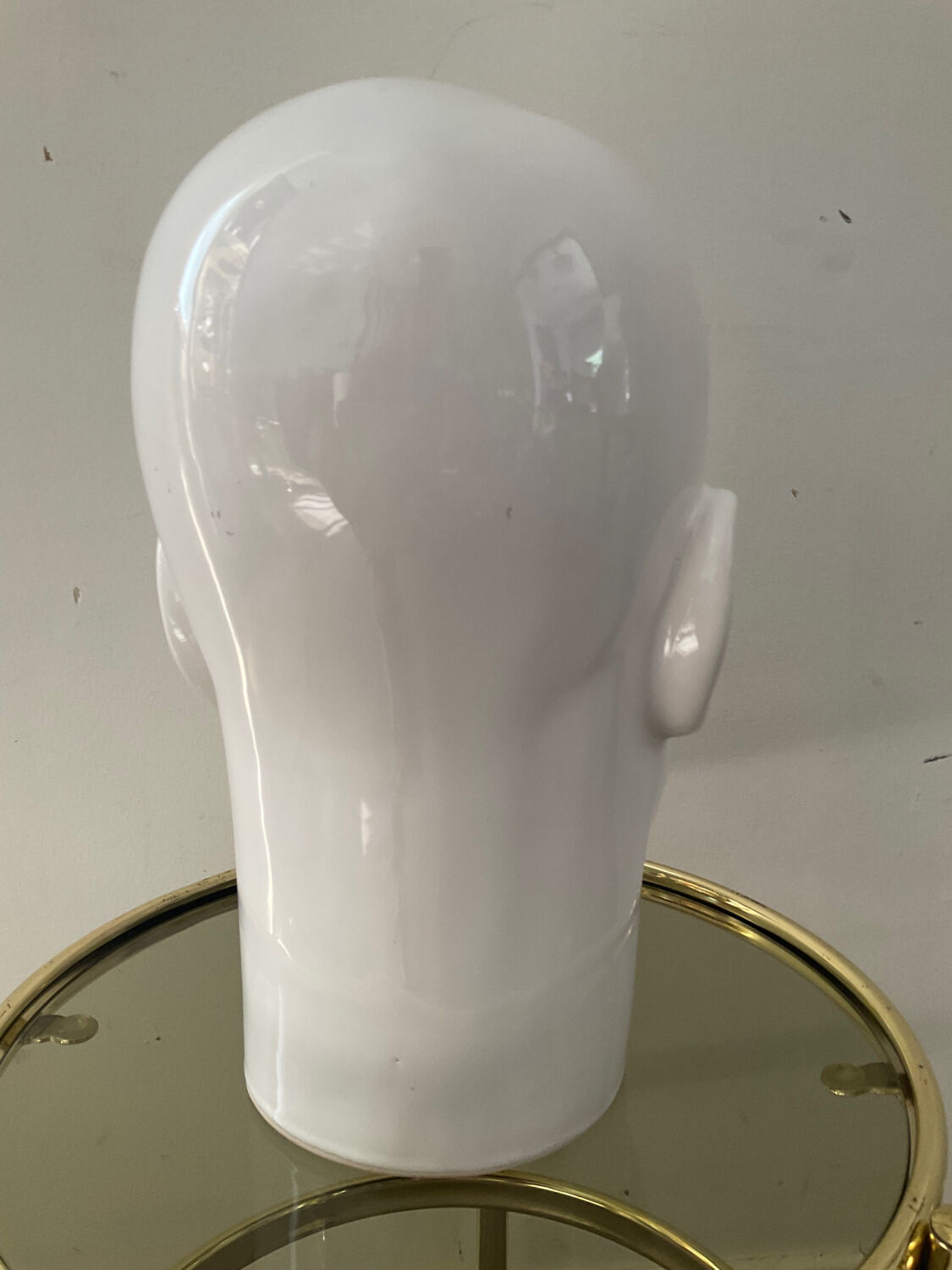 Vintage ceramic hat head