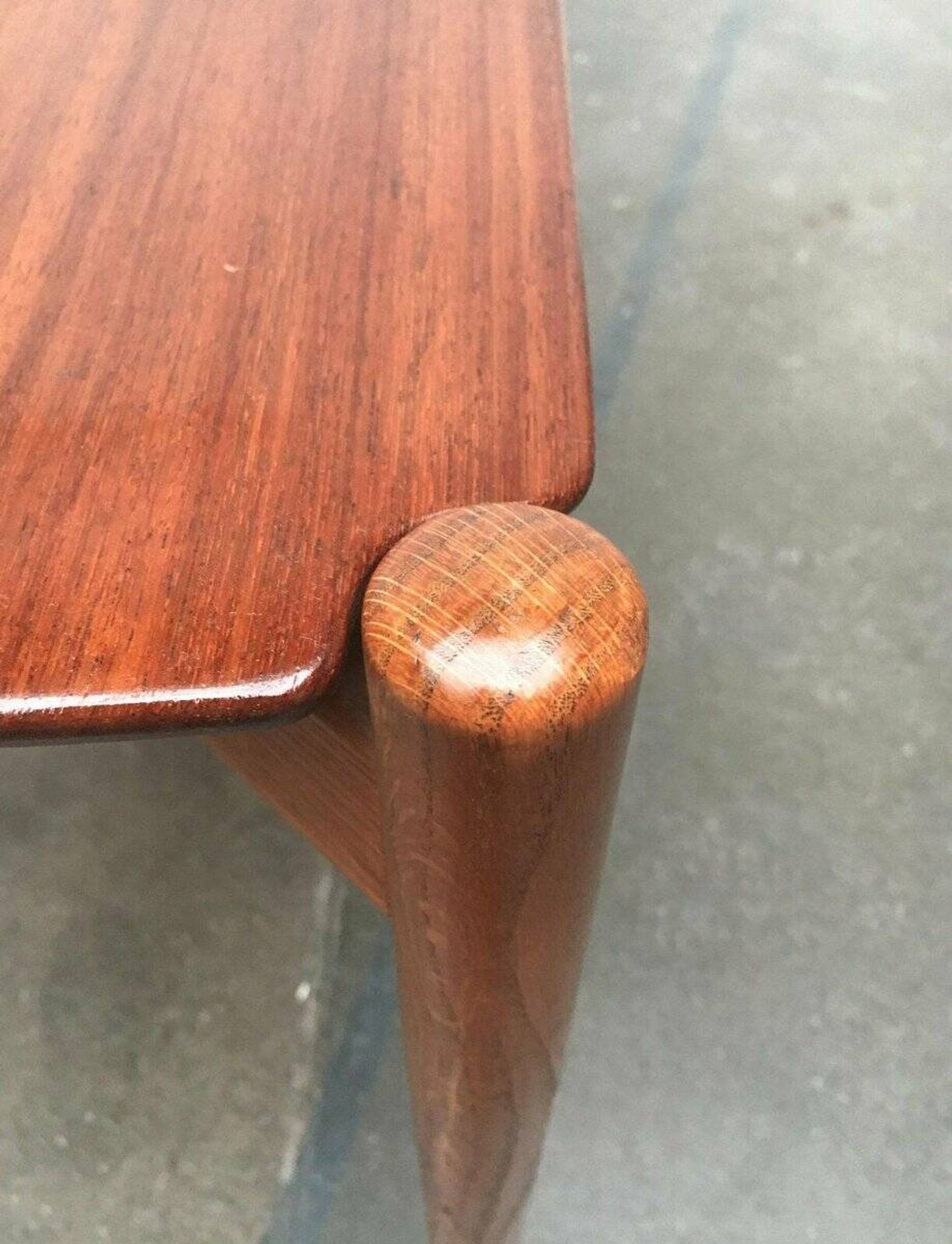 Mid-Century German coffee table series 400 in teak by Hartmut Lohmeyer for Wilkhahn, 1950s.