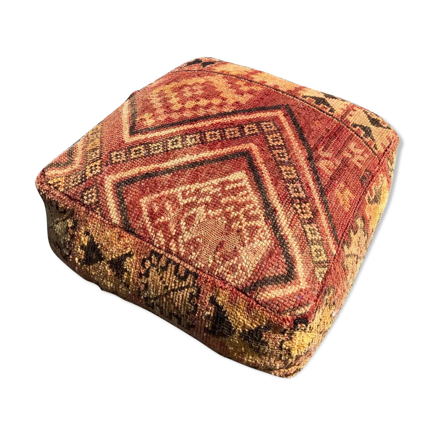 Pouf cushion soil Moroccan berbere boujaad