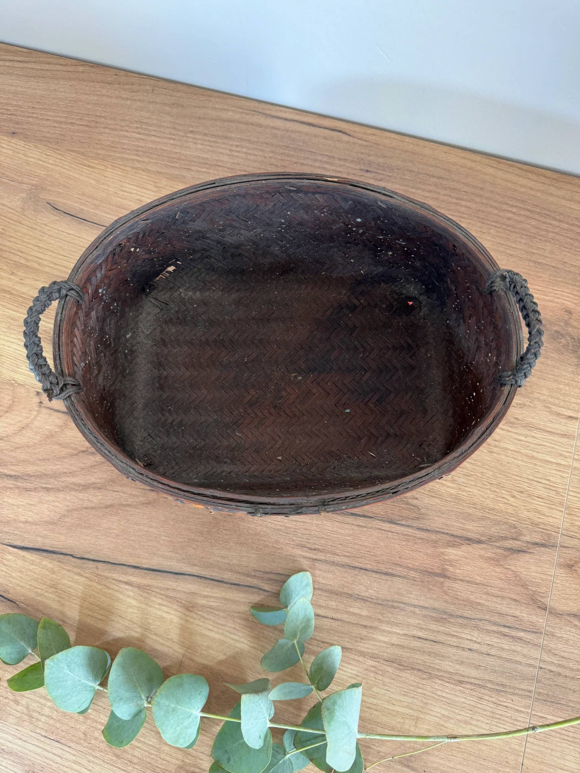 Vintage rustic basket