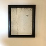 Black frame mirror