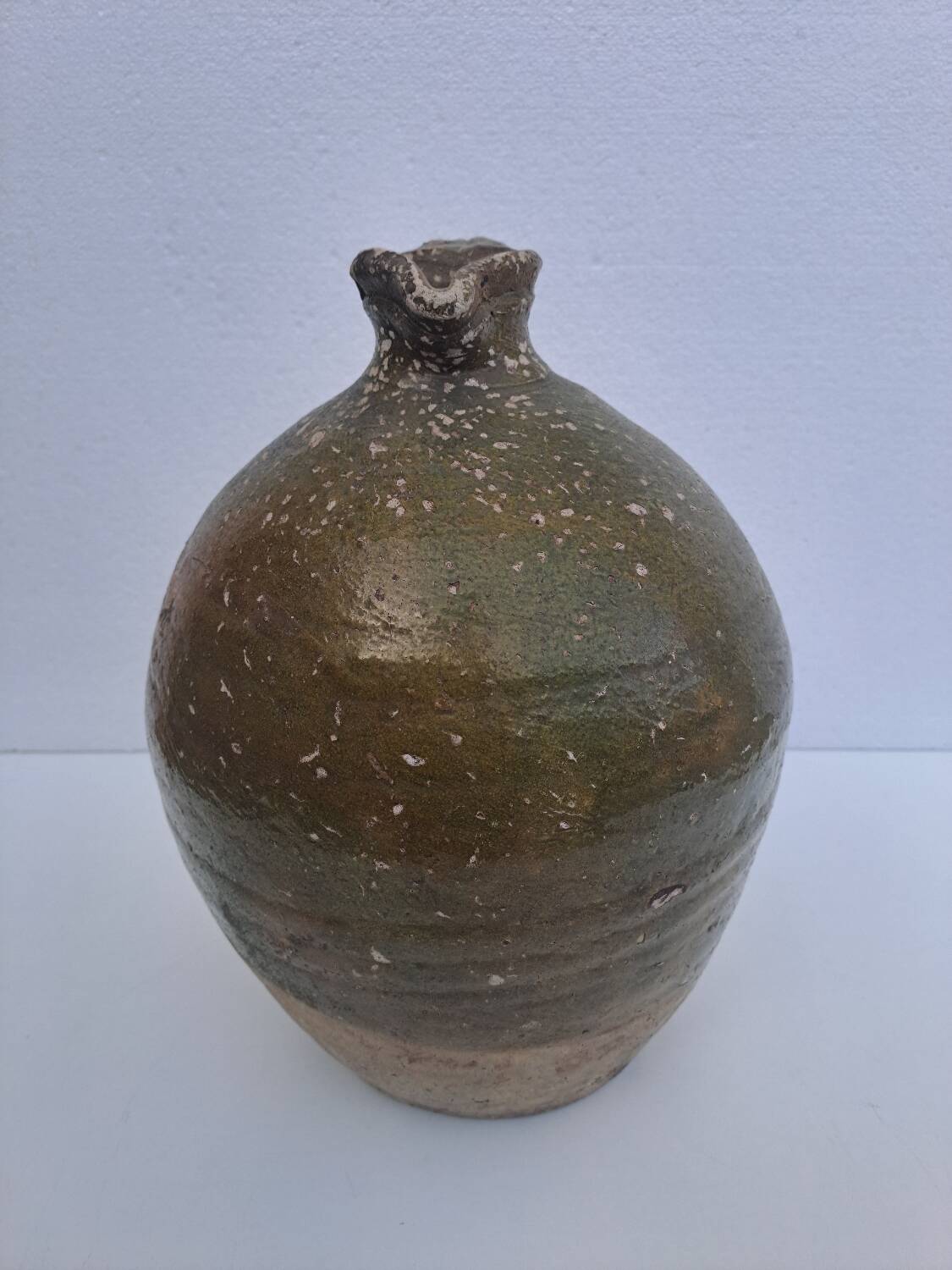 Glazed terracotta jug 19th century South-West