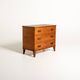 Swedish Art Deco Flame Birch Chest of Drawers