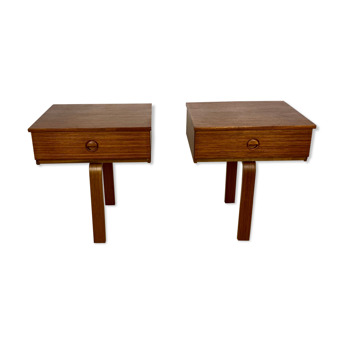 Vintage mid century bedside drawers