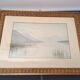 Pastel landscape signed ambroise 1914