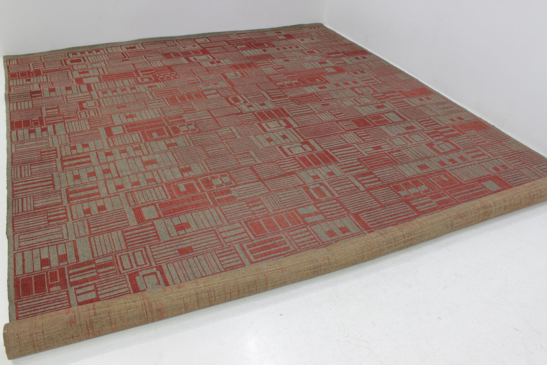 Carpet mid-century modernist geometric 350x250cm