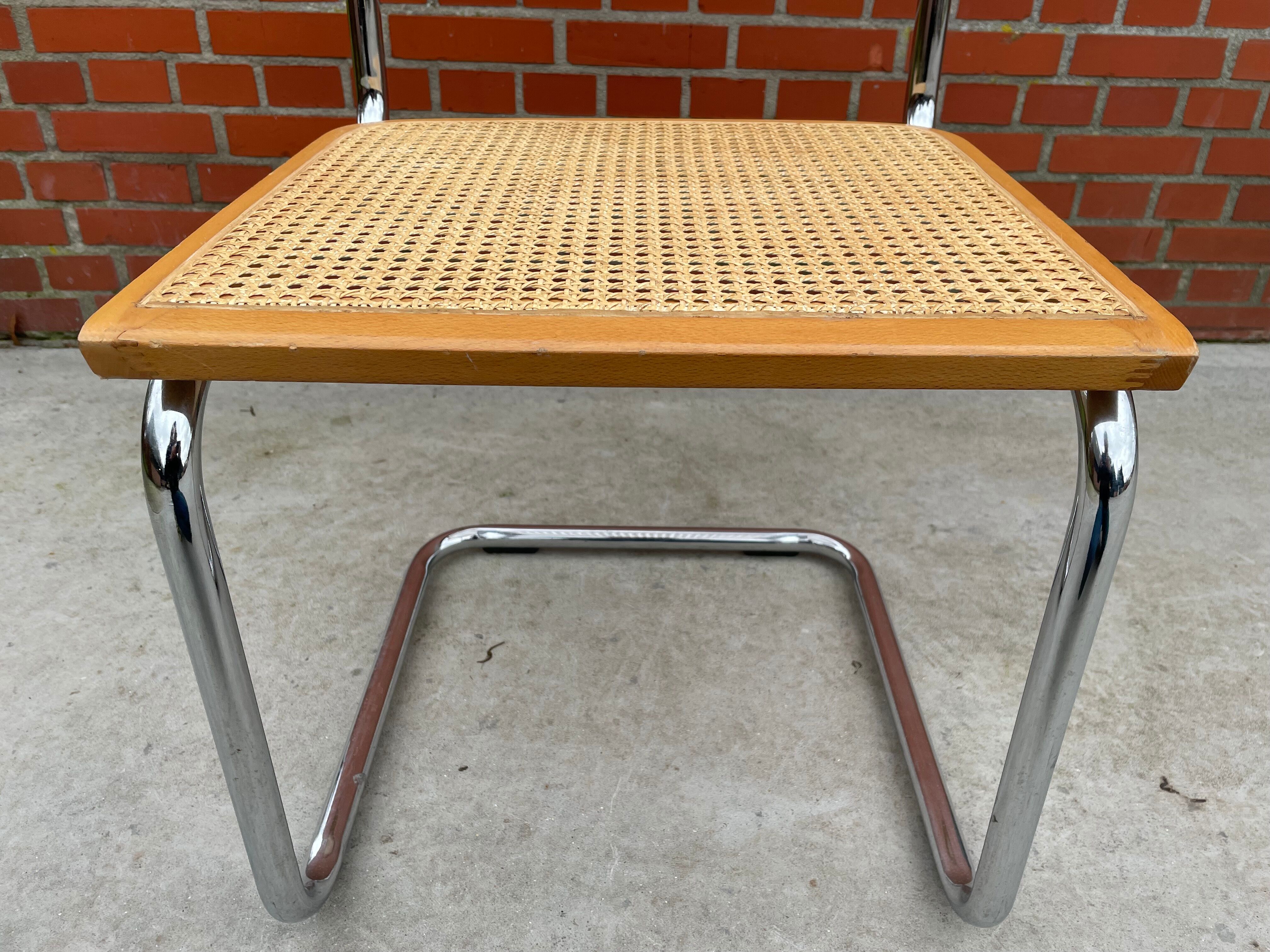 Cesca design chair b32 model in chrome
