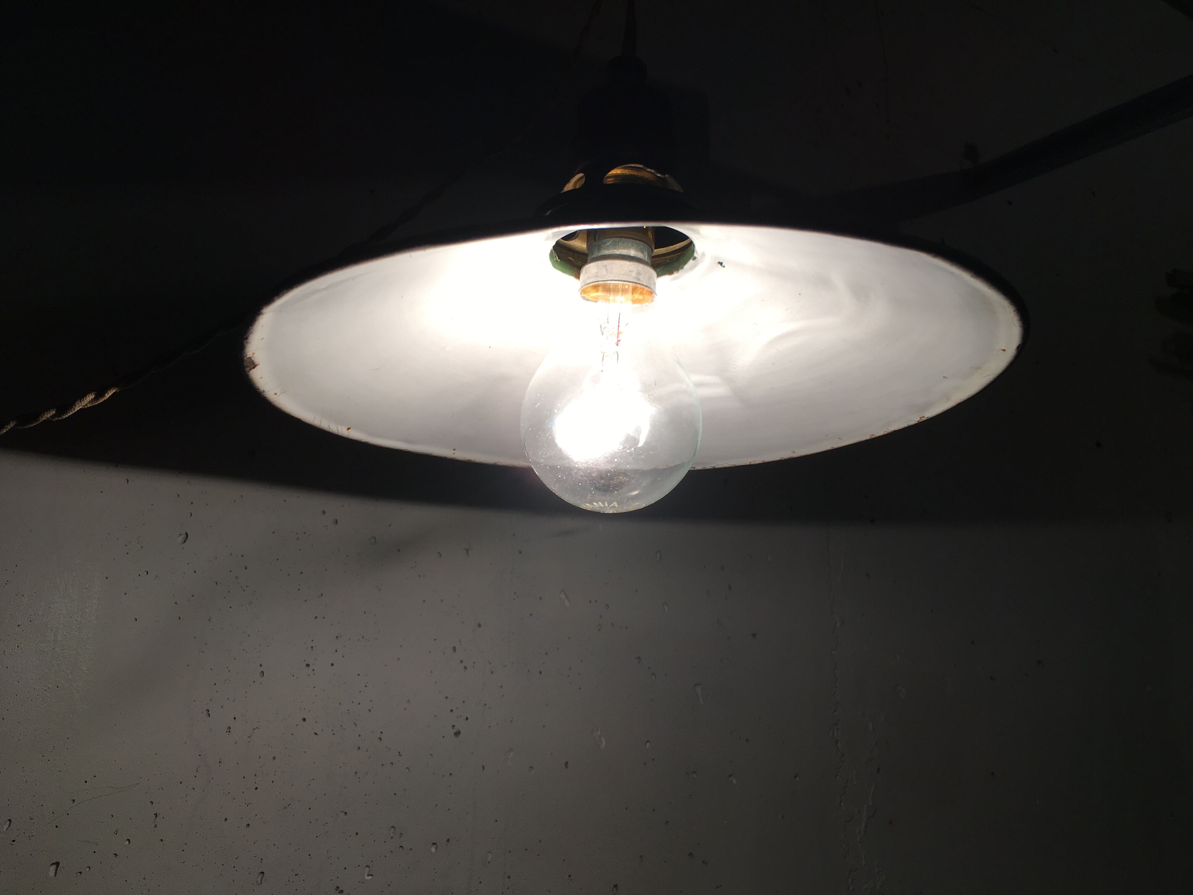 Hanging lamp bowl 50 years