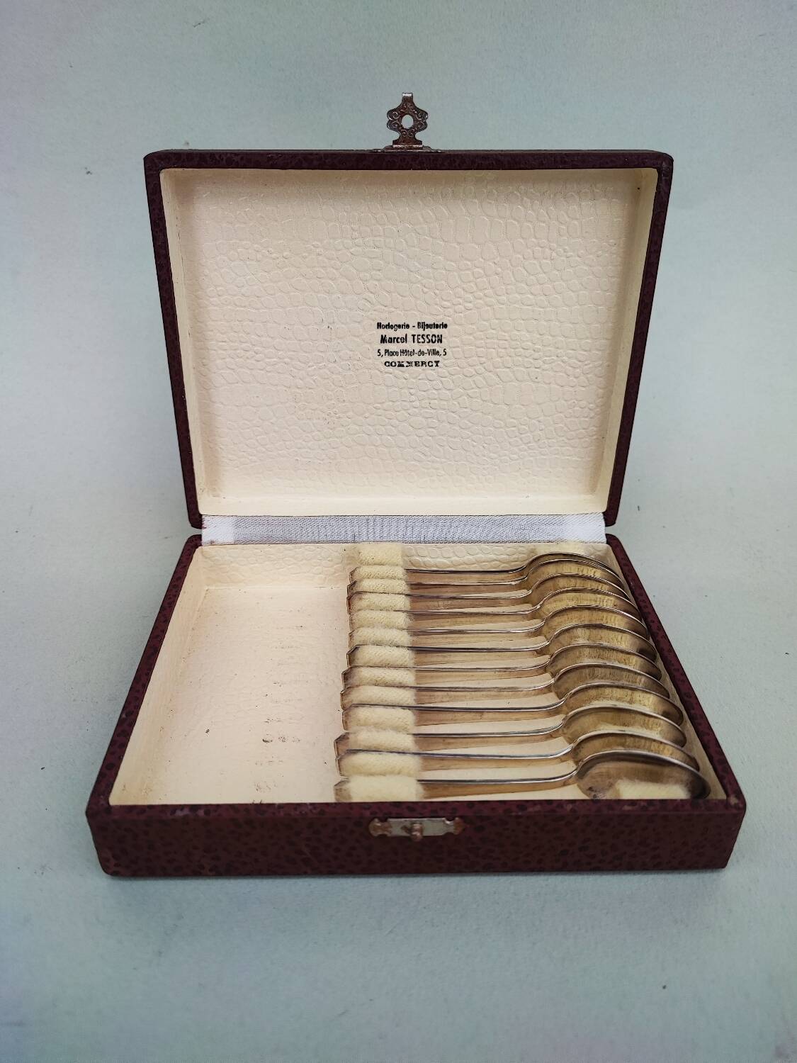 12 sterling silver wmf teaspoons