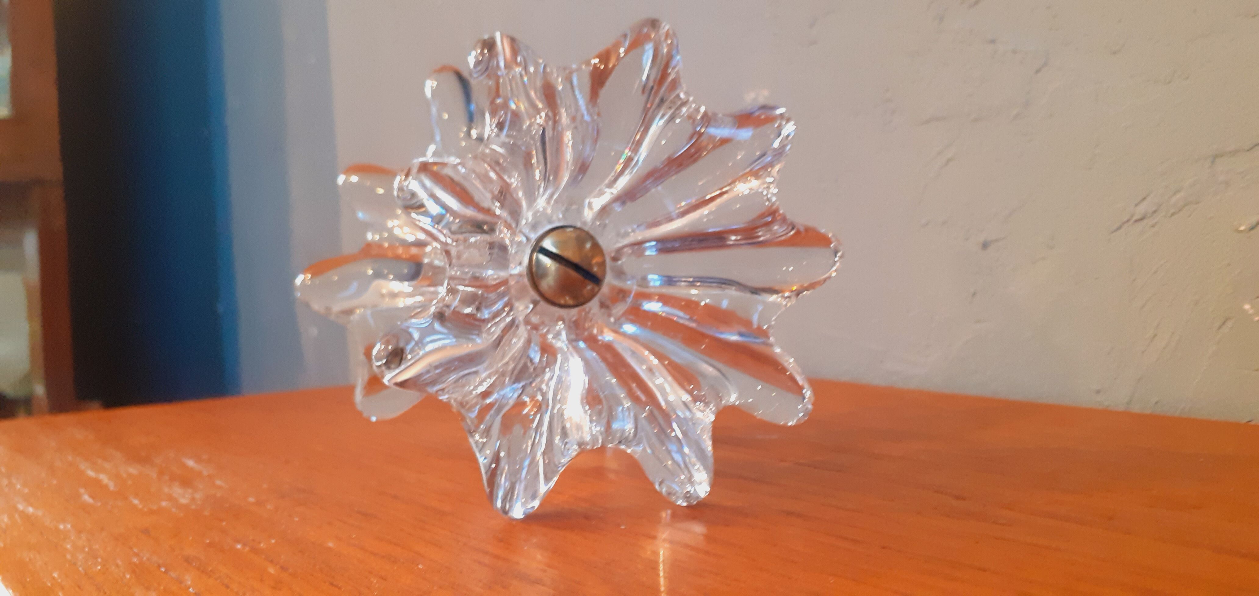 50 year year freeform molded glass door handle