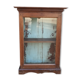 Old wardrobe with glass door