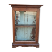 Old wardrobe with glass door