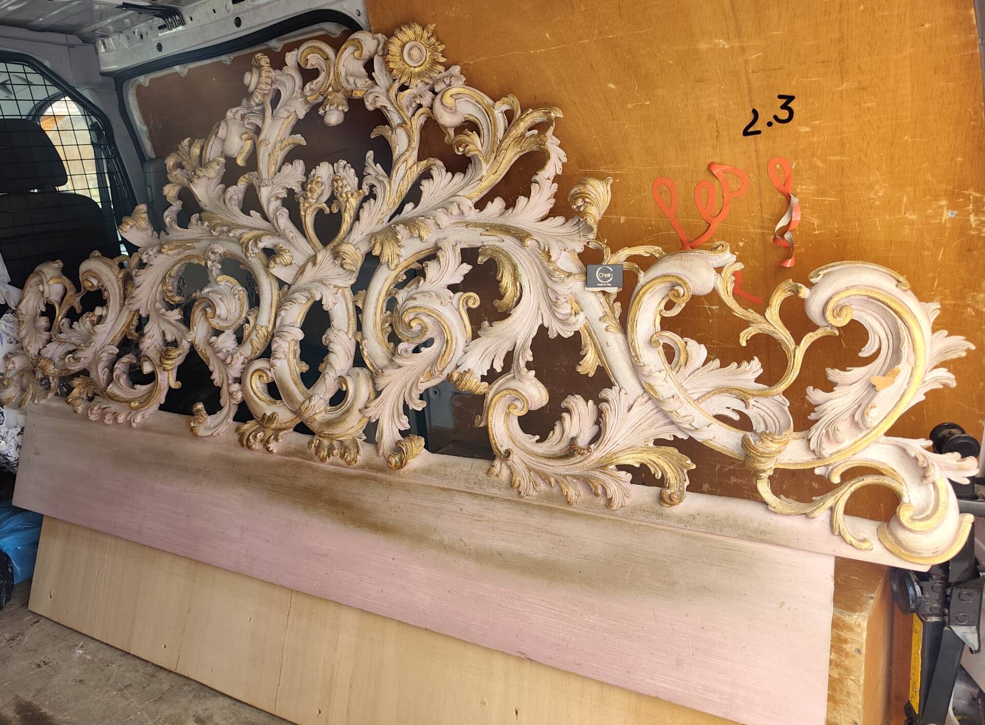 Baroque headboard