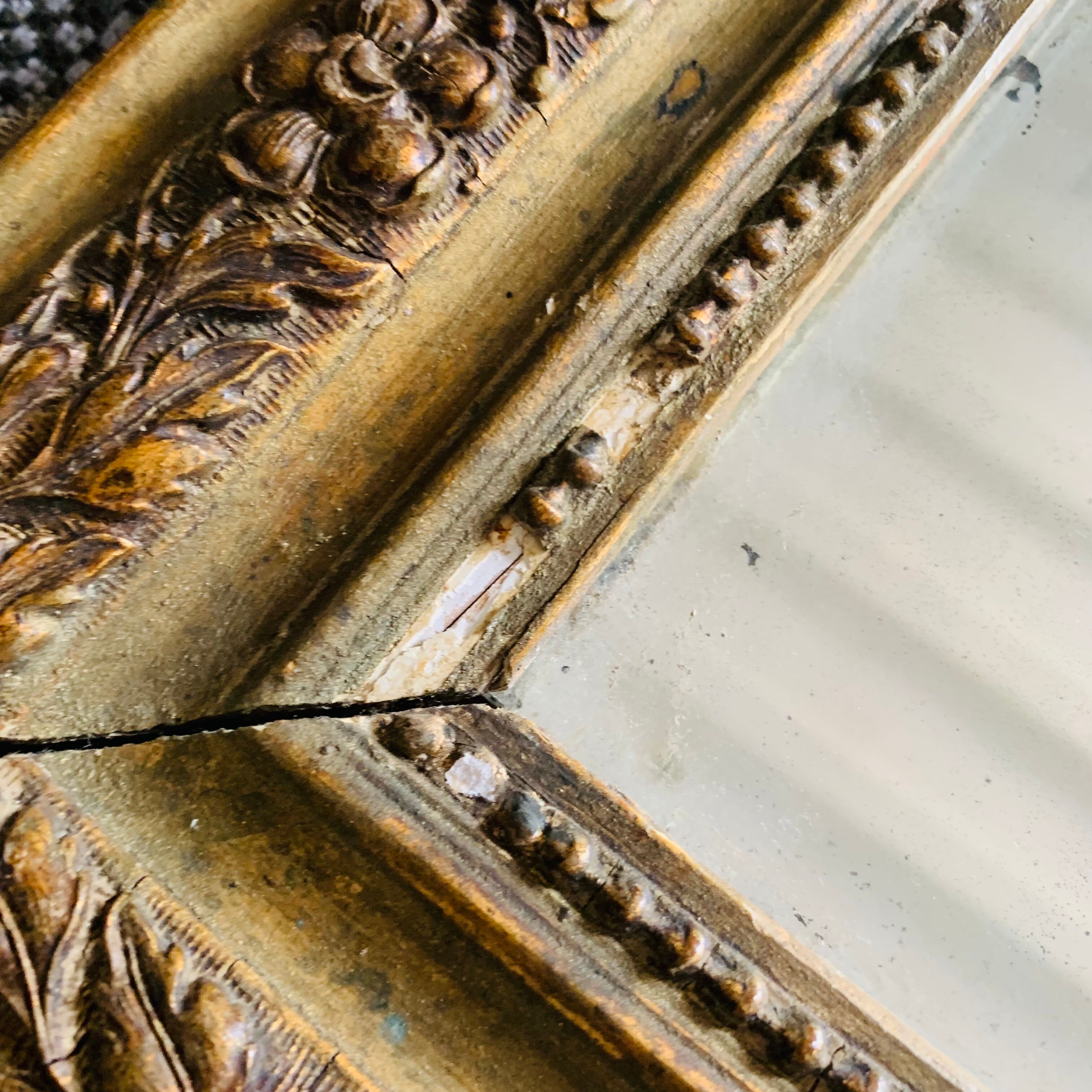 Ancien miroir 64x49cm