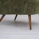 1960s, Scandinavian design, highback armchair, furniture velour.