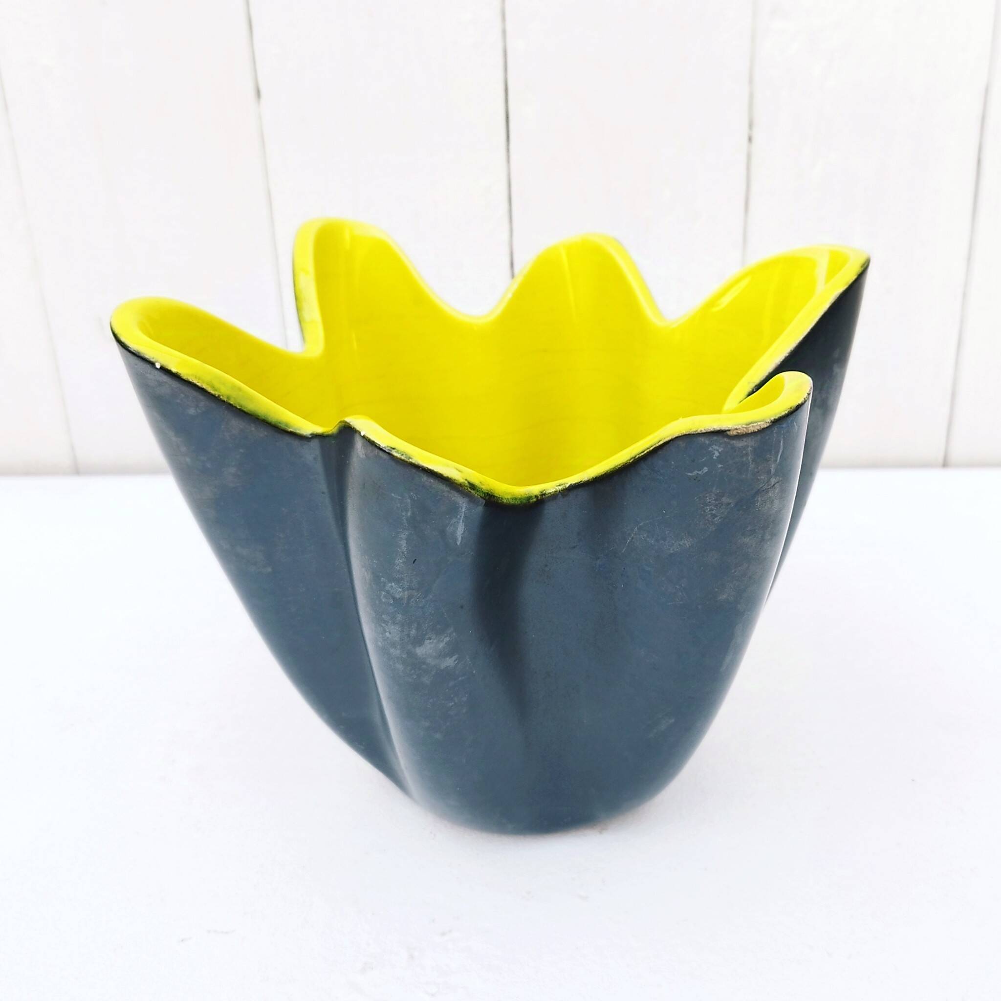 Elchinger Vintage Ceramic Handkerchief Vase