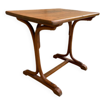 Petite Table d'appoint ou desserte de bistrot Bois courbé