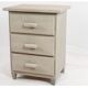 Small Gustavian Gray-Painted Chest of Drawers with 3 Drawers