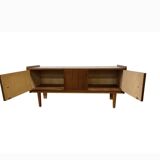 Meuble TV bas vintage en bois / lowboard / meuble bas