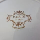 4 flat plates from Sarreguemines, Danish model 210401