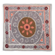 Vintage hand-embroidered tablecloth 126x140 cm