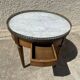 Table basse bouillotte style Louis XVI