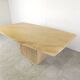 Vintage travertine dining table, 1970s