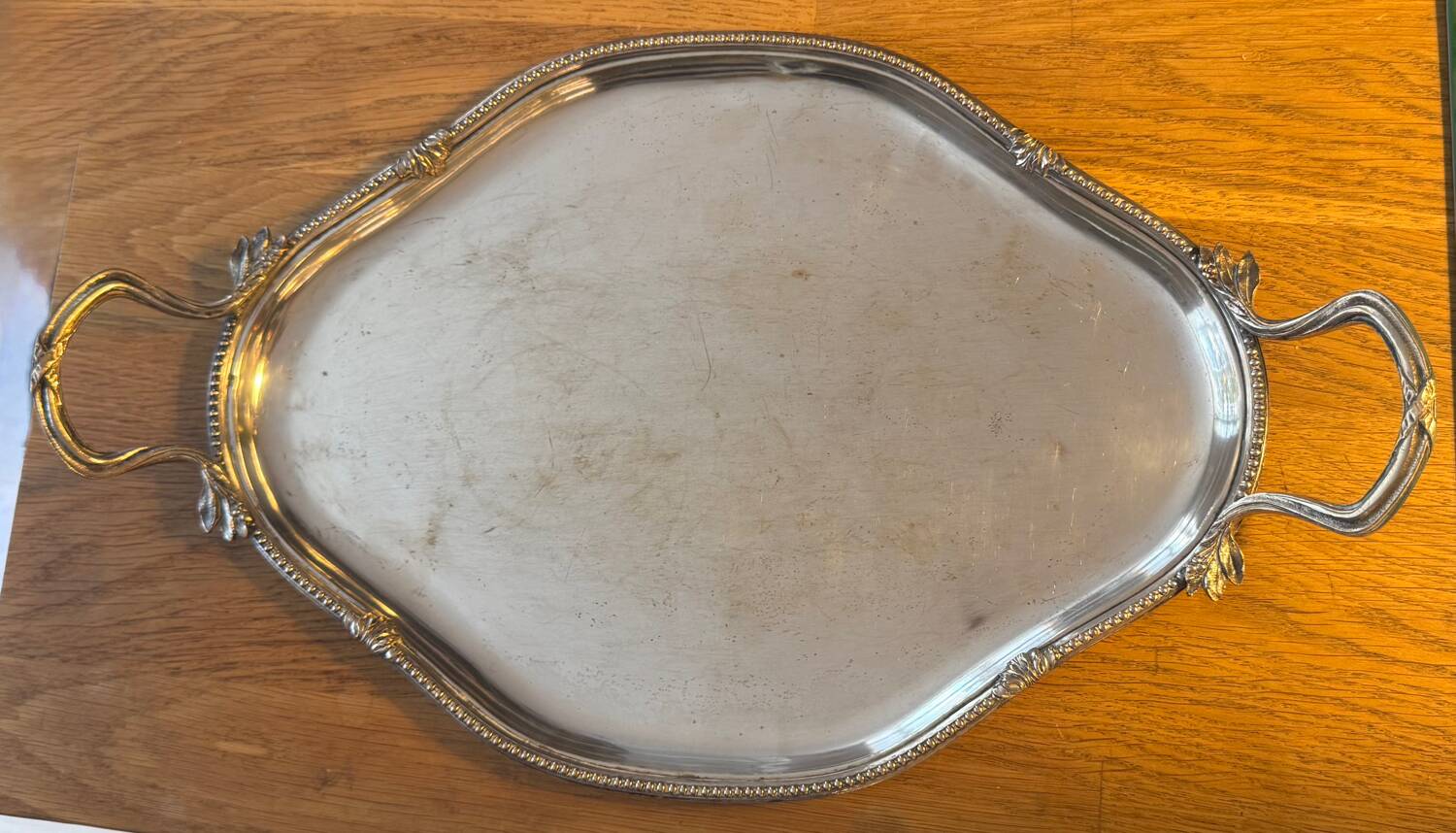 Silver-plated serving dish – early 20th century