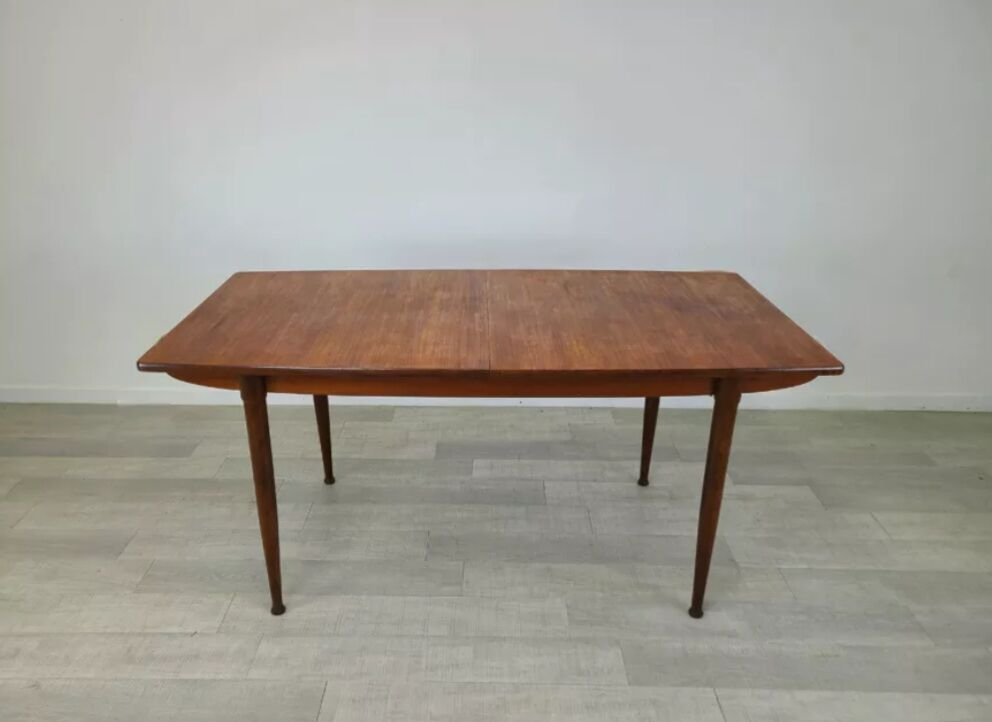 Dining table scandinavian in teak 1960s