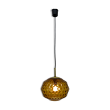Limburg Glashutte glass hanging lamp , 1970