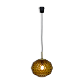 Limburg Glashutte glass hanging lamp , 1970