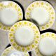 Set of 5 deep plates Lys Digoin Sarreguemines