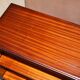 Pair of open low bookshelves Shaws of London in hardwood.