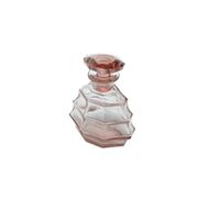 Art Deco decanter, pink crystal, Moser, Czechoslovakia, 1930s.