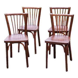 set de 4 chaises de bistrot