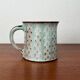 Tasse de poterie de studio allemande moderne du milieu du siècle par Monika Maetzel, années 1960