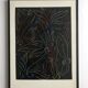 Elie Dayan, Untitled (Floral Pattern 1). Mixed media on paper.