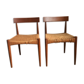 Set 2 chaises scandinave Mogens Kold