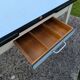 Vintage Formica table efji novoplan with 2 integrated extensions 109/148/197.