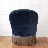 Pair of vintage toad armchairs