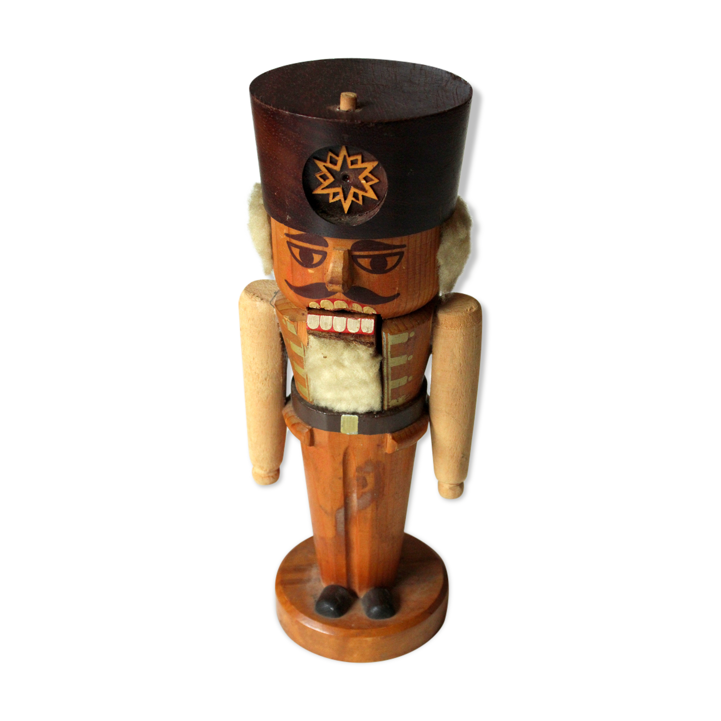 Old wooden nutcracker - vintage from the 1960s - Erzgebirge
