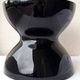 Black glass diabolo vase Nelsson