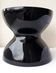 Black glass diabolo vase Nelsson