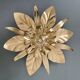 Vintage wall light in gold metal