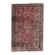 Tapis persan Hamadan vintage fait main 3,3' x 4,11' années 1950 - 1C1213