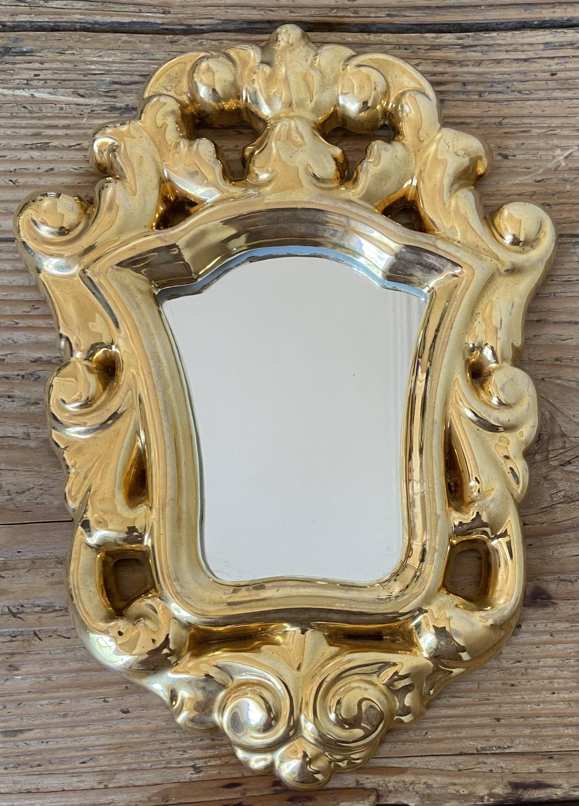 Ceramic mirror by Marc Roussel