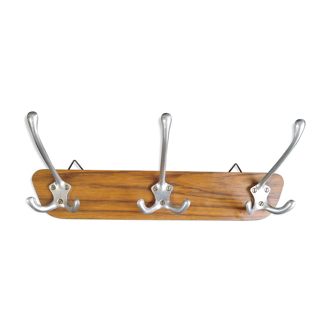 Coat of arms 3 metal and formica 60 ' vintage Indus